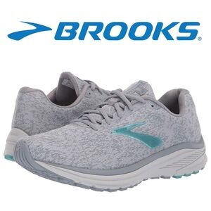 👟 Brooks, Anthem 2 Grey/Teal BioMoGo DNA Performance Running Shoes